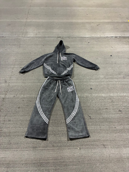 *PRE-ORDER* “FILTHY” Grey Acid Washed Set