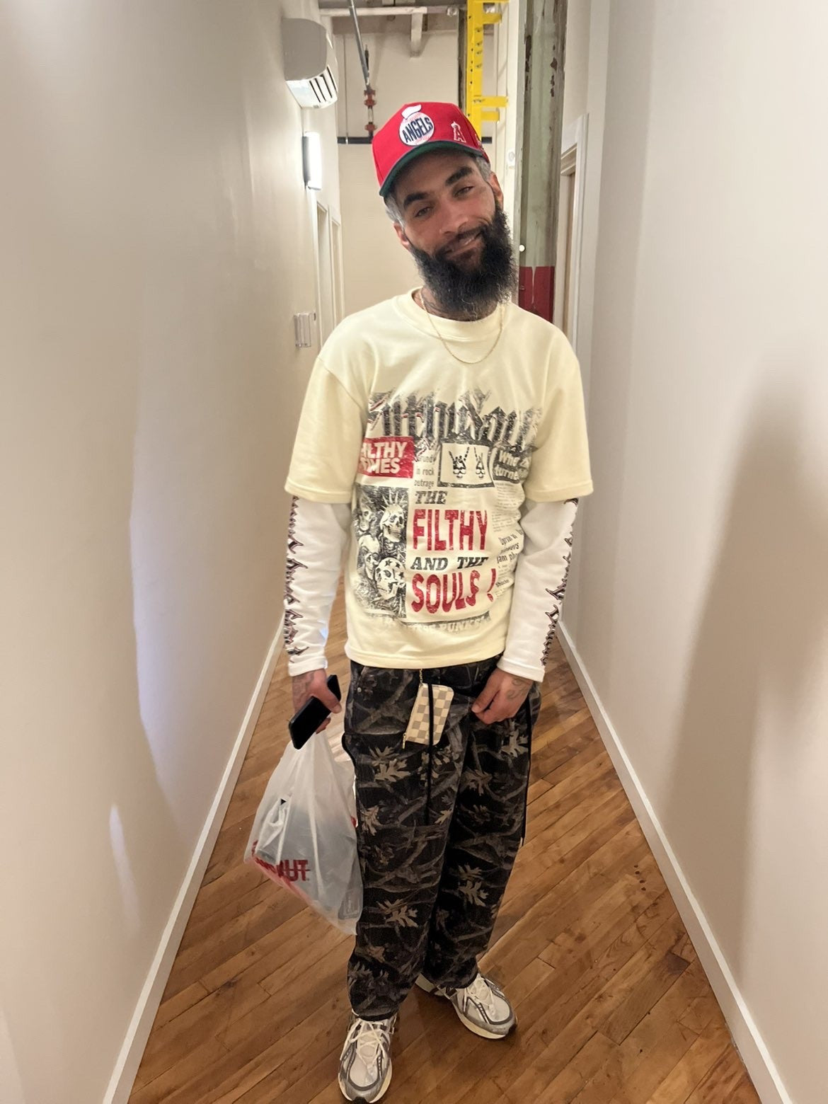 FILTHY TIMES CREWNECK SHIRT (CREAM)