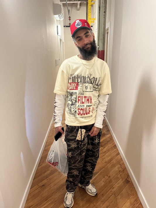 FILTHY TIMES CREWNECK SHIRT (CREAM)